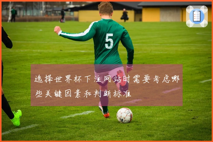 选择世界杯下注网站时需要考虑哪些关键因素和判断标准